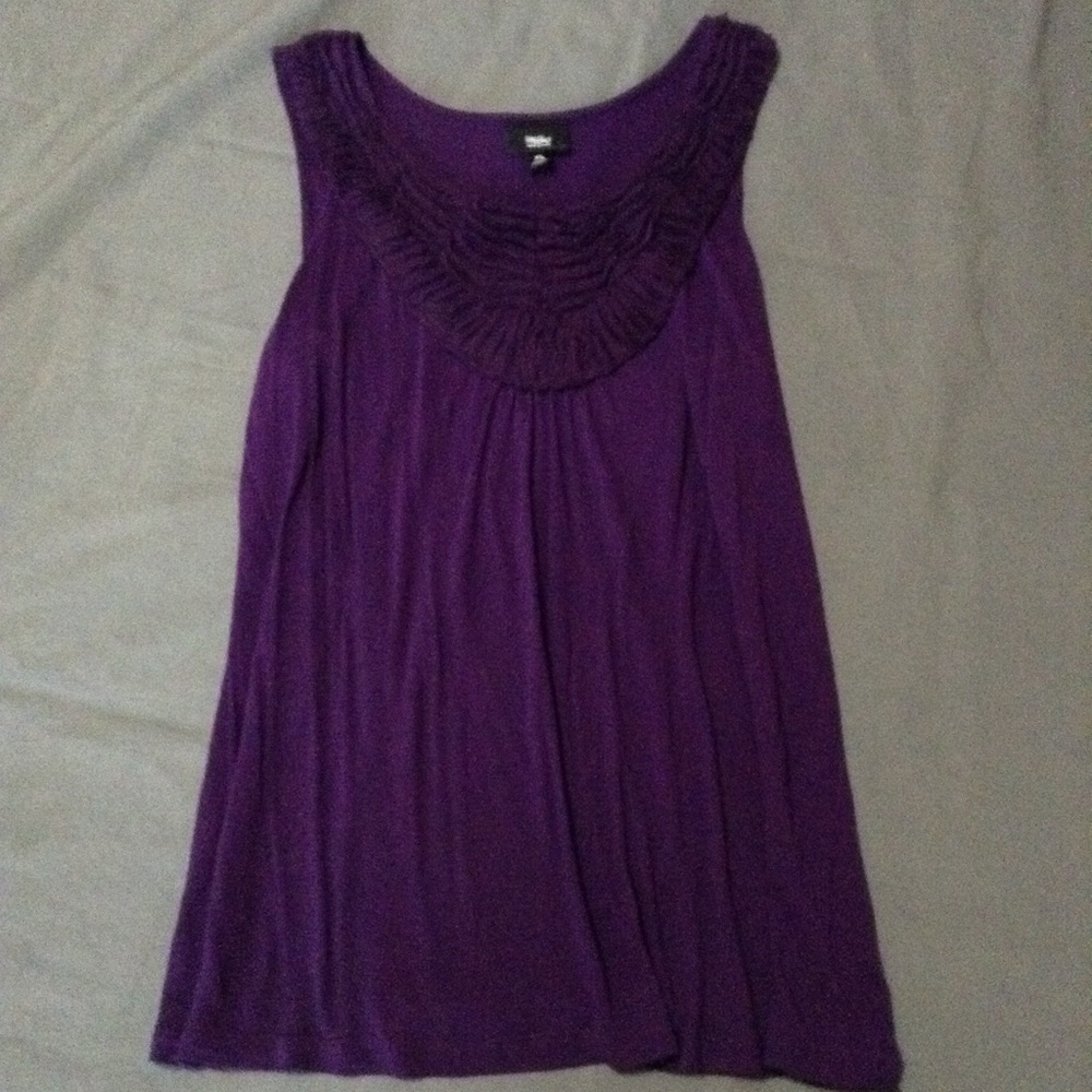 Purple tank